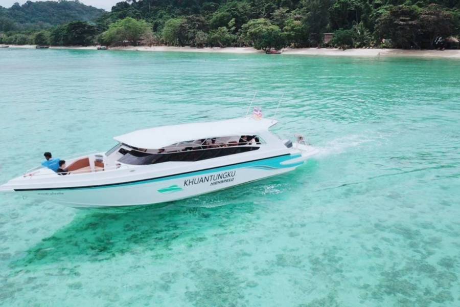 Phuket Hotel All Zone → koh kradan beach By Van & Speedboat